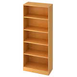 Artikelbild 1 für HAMMERBACHER Aktenregal Akandia buche 80,0 x 40,0 x 200,4 cm, 1 St., Artikelnummer 671909