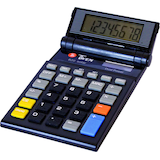 Artikelbild 1 für TWEN 820 S Taschenrechner schwarz, Artikelnummer 595696