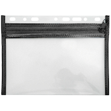 Artikelbild 1 für VELOFLEX Reißverschlussbeutel VELOBAG® DIN A5 transparent/schwarz 0,3 mm, 1 St., Artikelnummer 474676