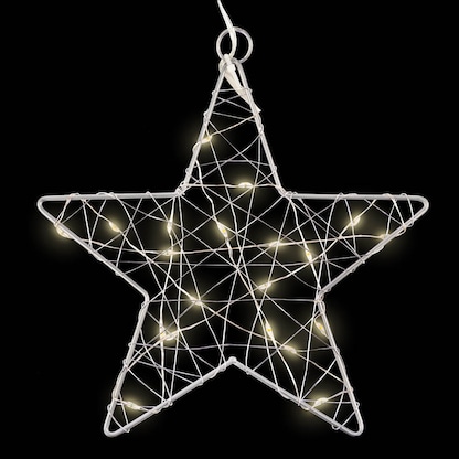Artikelbild 9 für Idena Metallsterne LED Dekoleuchten weiß, 3 St., Artikelnummer 761922