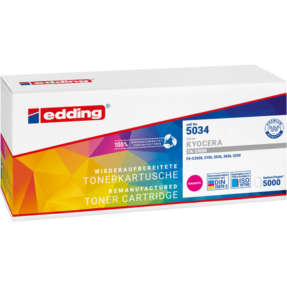 Artikelbild 2 für edding EDD-5034 magenta Toner kompatibel zu KYOCERA TK-590M, Artikelnummer 284772