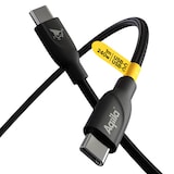 Artikelbild 1 für Aqiila® CB11 Ladekabel schwarz, Kabellänge: 1,0 m, 240 Watt, Artikelnummer 511448