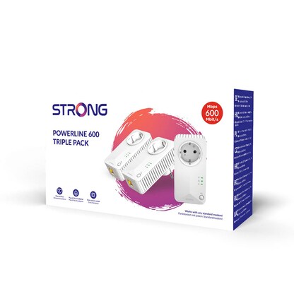 Artikelbild 4 für STRONG 600 KIT Powerline-Adapter-Set, 1 St., Artikelnummer 583478