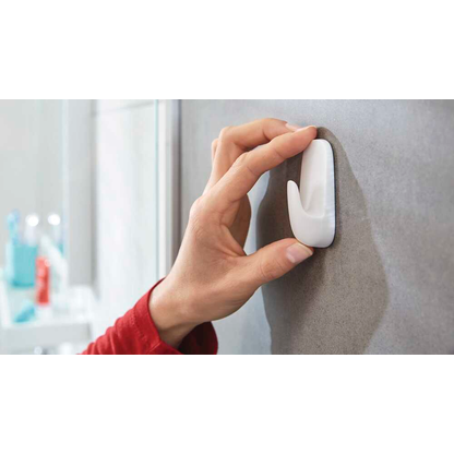 Artikelbild 12 für tesa WATERPROOF Small Klebehaken für max. 2,0 kg, 2,0 x 5,0 cm, 2 St., Artikelnummer 738908