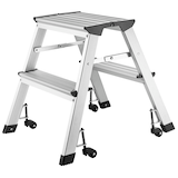 Artikelbild 1 für ALCO Klapptritt silber 2 Stufen, H: 44,0 cm, Artikelnummer 494240