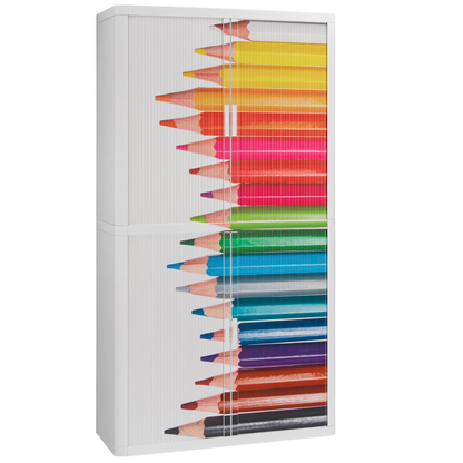Artikelbild für PAPERFLOW easyOffice Rollladenschrank Stifte ohne Fachböden 110,0 x 41,5 x 204,0 cm, Artikelnummer 132896