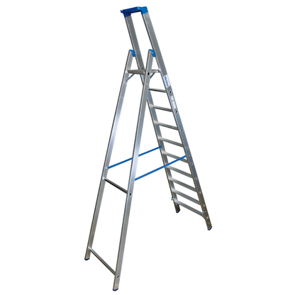 Artikelbild 2 für KRAUSE Stehleiter einseitig STABILO silber 10 Stufen, H: 325,0 cm, Artikelnummer 569038