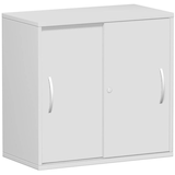 Artikelbild 1 für geramöbel Schiebetürenschrank Flex, S-382502-LL lichtgrau 1 Fachboden 80,0 x 42,5 x 79,8 cm, Artikelnummer 876348