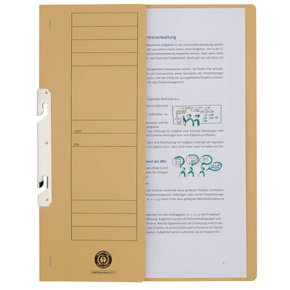 Artikelbild 3 für Einhakhefter Karton chamois DIN A4, halber Deckel, 20 St., Artikelnummer 234716