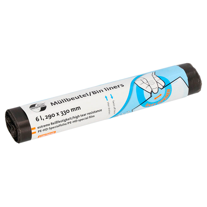 Artikelbild für DEISS Müllbeutel UNIVERSAL PLUS® 6,0 l grau 6 µm, 50 St., Artikelnummer 251656