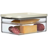 Artikelbild 1 für MEPAL Frischhaltedosen Omnia 9,4 cm hoch weiß 0,5/1,2 l, 1 St., Artikelnummer 434369