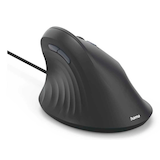 Artikelbild 1 für hama ECM-500R Maus ergonomisch kabelgebunden schwarz, Artikelnummer 756108