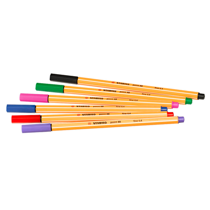 Artikelbild 2 für STABILO point 88 Fineliner farbsortiert 0,4 mm, 6 St., Artikelnummer 313049
