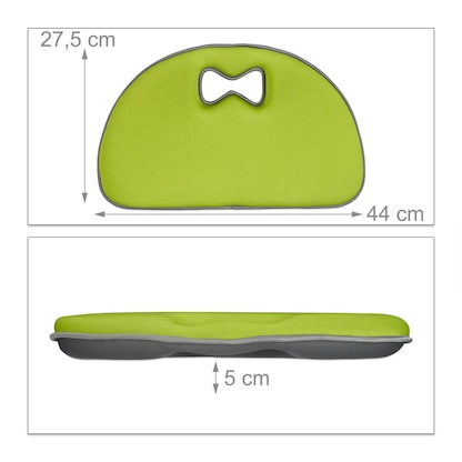 Artikelbild 7 für relaxdays Kniekissen grün 44,0 x 27,5 cm, 1 St., Artikelnummer 440311