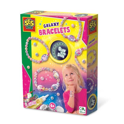 Artikelbild 3 für SES Creative® Schmuck-Basteln-Set Armbänder Galaxy mehrfarbig, Artikelnummer 110666