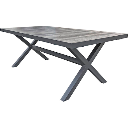 Artikelbild für Garden Pleasure Gartentisch RANA grau rechteckig 100,0 x 202,0 x 75,0 cm, Artikelnummer 311489