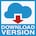 Download-Symbol mit blauer Wolke und rotem Pfeil nach unten, darunter der Schriftzug: Download Version.