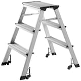 Artikelbild 1 für ALCO Klapptritt silber 3 Stufen, H: 64,0 cm, Artikelnummer 494272
