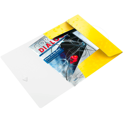 Artikelbild 2 für LEITZ Eckspanner WOW 4599 DIN A4 gelb, 1 St., Artikelnummer 894764