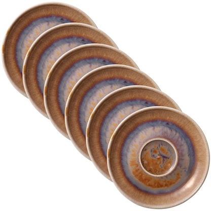 Artikelbild für HEART & SOUL Untertassen Perfect Match Oyster braun Ø 14,0 cm, 6 St., Artikelnummer 107017