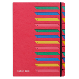 Artikelbild 1 für PAGNA Ordnungsmappe 12 Fächer rot, 1 St., Artikelnummer 177022