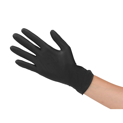 Artikelbild 4 für HYGOSTAR unisex Einmalhandschuhe SAFE LIGHT schwarz Größe M, 100 St., Artikelnummer 759688