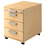 Artikelbild 1 für HAMMERBACHER Akandia Rollcontainer ahorn 4 Auszüge 42,8 x 58,0 x 59,0 cm, Artikelnummer 671750