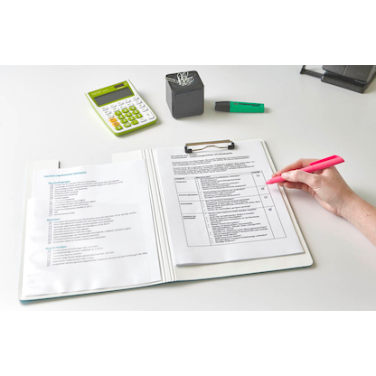 Artikelbild 7 für LEITZ Klemmbrettmappe WOW 4199 DIN A4 grün Rauten Kunststoff, 1 St., Artikelnummer 895255