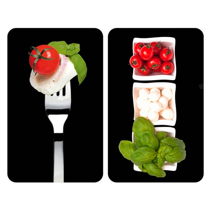 Artikelbild für WENKO Herdabdeckplatten Caprese schwarz, 2 St., Artikelnummer 532277