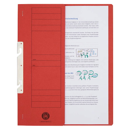 Artikelbild 4 für Einhakhefter Karton rot DIN A4, halber Deckel, 20 St., Artikelnummer 234740