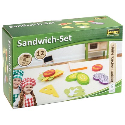 Artikelbild 3 für Idena Kinderküche Sandwich-Set mehrfarbig, Artikelnummer 193229