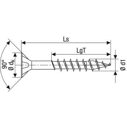 Artikelbild 5 für SPAX® Universalschrauben Z2 Senkkopf WIROX 0291010400355 4 mm x 35 mm, 1.000 St., Artikelnummer 394329