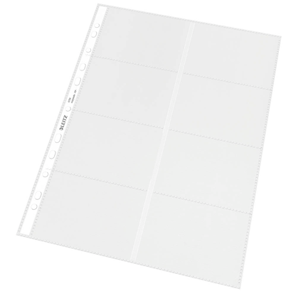 Artikelbild 10 für LEITZ Visitenkartenhüllen DIN A4 glasklar glatt 0,10 mm, 10 St., Artikelnummer 385017