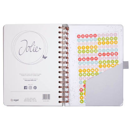 Artikelbild 9 für SIGEL Buchkalender Jolie 2026 Glittery Joy, 1 St., Artikelnummer 568529