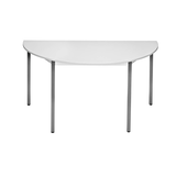 Artikelbild 1 für SODEMATUB Mehrzwecktisch lichtgrau, dunkelgrau halbrund, Vierkantrohr grau, 140,0 x 70,0 x 74,0 cm, Artikelnummer 969949