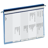 Artikelbild 1 für DURABLE Personalhefter Kunststoff blau DIN A4 5x kaufmännische Heftung, 5 St., Artikelnummer 933739