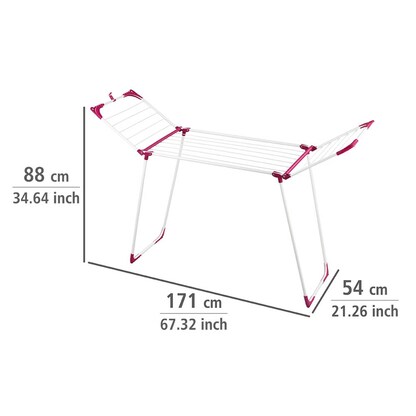 Artikelbild 13 für WENKO Wäscheständer Summer Dry weiß, rosa, 1 St., Artikelnummer 531835