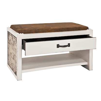 Artikelbild für HAKU Möbel Schuhbank 30905 vintage Holz 72,0 cm, Artikelnummer 558553