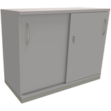 Artikelbild 1 für fm Schiebetürenschrank Sidney, 4260267327807 lichtgrau 1 Fachboden 100,0 x 44,2 x 78,1 cm, Artikelnummer 131221