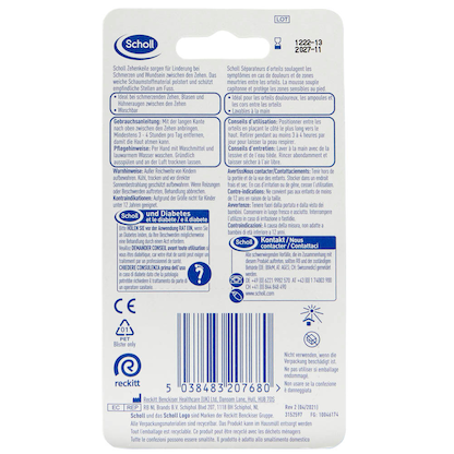 Artikelbild 2 für Scholl Zehenschutz Zehenkeile 26218 beige, 3 St., Artikelnummer 148728