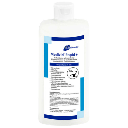 Artikelbild für Meditrade® Medizid® Rapid+ Desinfektionsmittel 500 ml, Artikelnummer 565067