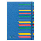 Artikelbild 1 für PAGNA Ordnungsmappe 12 Fächer blau, 1 St., Artikelnummer 177063