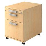 Artikelbild 1 für HAMMERBACHER Akandia Rollcontainer ahorn 3 Auszüge 42,8 x 58,0 x 59,0 cm, Artikelnummer 671784