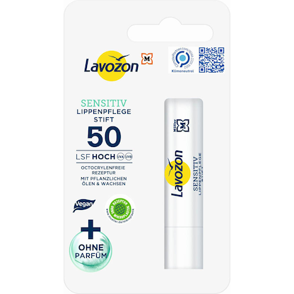 Artikelbild für Lavozon Sensitiv LSF 50 Hoch Lippenpflege 4,8 g, Artikelnummer 987281