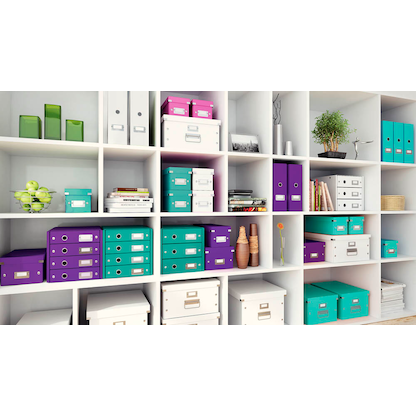 Artikelbild 2 für LEITZ Schubladenbox Click & Store eisblau 60480051, DIN A4 mit 3 Schubladen, 1 St., Artikelnummer 211072