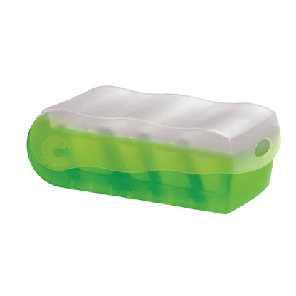 Artikelbild 5 für HAN Croco Karteikasten DIN A8 für 500 Karteikarten grün mit Deckel, Artikelnummer 576751