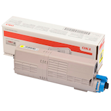 Artikelbild 1 für OKI 46490401 gelb Toner, Artikelnummer 329387