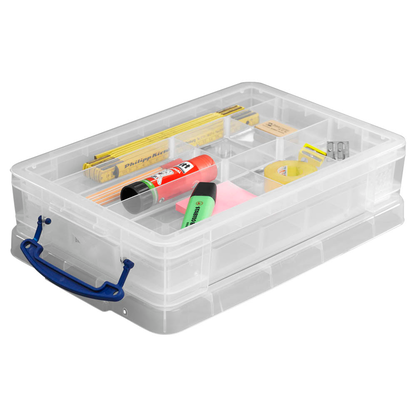 Artikelbild 2 für Really Useful Box Aufbewahrungsbox 4,0 l transparent 39,5 x 25,5 x 8,8 cm, 1 St., Artikelnummer 327849