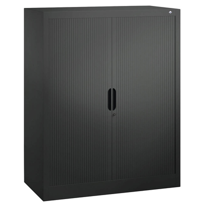 Artikelbild für CP Omnispace Rollladenschrank schwarzgrau 2 Fachböden 100,0 x 42,0 x 123,0 cm, Artikelnummer 411936