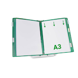 Artikelbild 1 für tarifold Sichttafelsystem 433105 DIN A3 grün mit 10 St. Sichttafeln, 1 St., Artikelnummer 702884